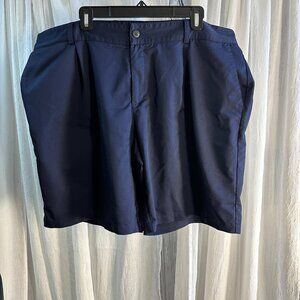 Adidas Golf Fish Shorts Men’s Size 42 Navy Blue  Active Performance Climalite.